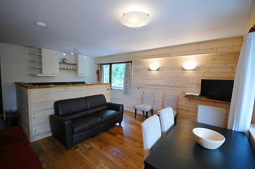 Open plan living area