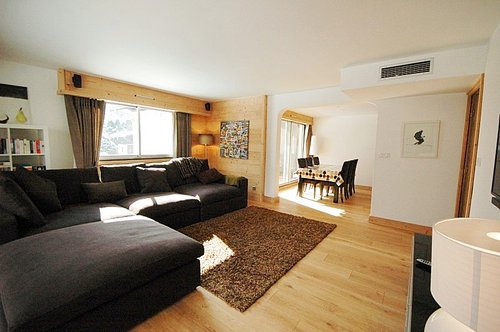 Open plan living area