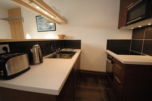 Modern, fitted kitchen
