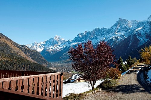 Large balcony with panoramic views