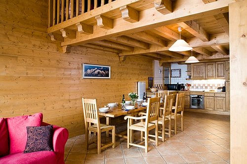 Open plan living area with lovely features