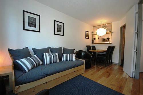 Open plan living area