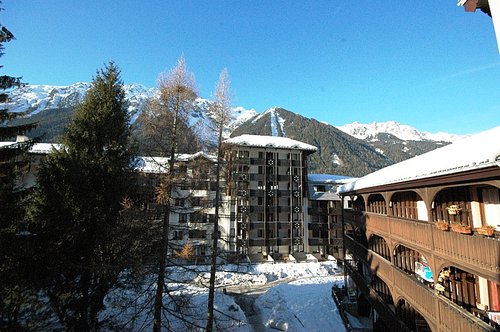 View from balcony towards Brevent
