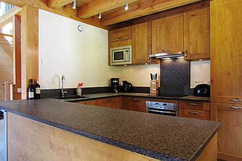 Fully equipped modern kitchen