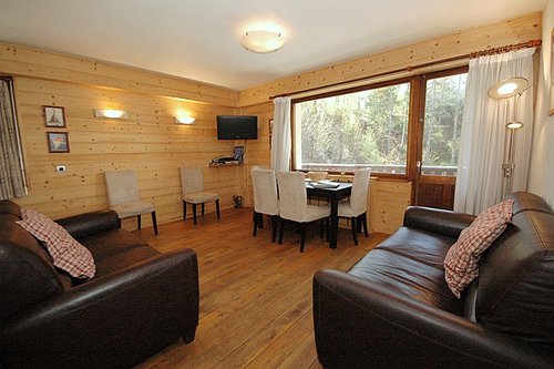 Living area with door onto the balcony