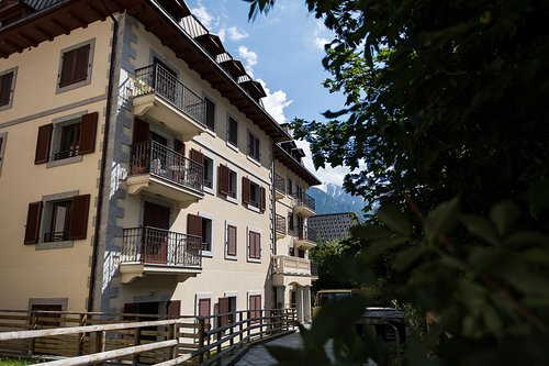 The exterior of the Alpes Residence