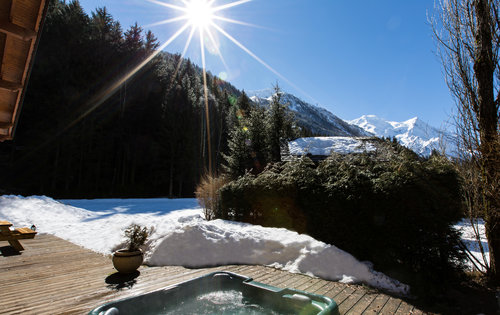 View from the hot tub
