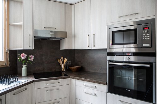 Fully equipped modern kitchen