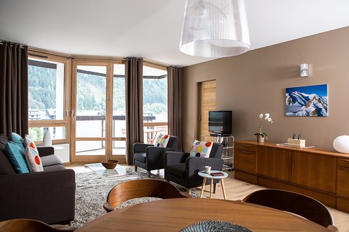 Spacious open plan living area
