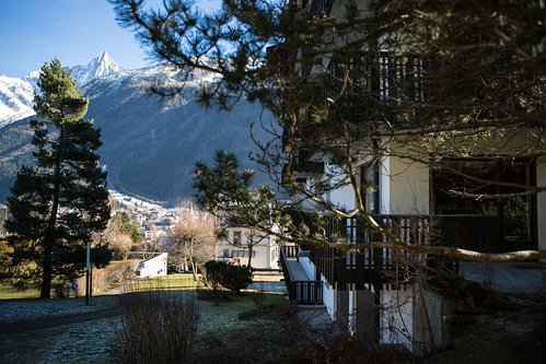 Beautiful views across Chamonix