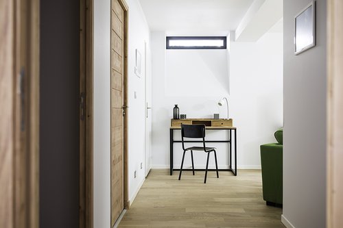 Desk space in the downstairs TV Room