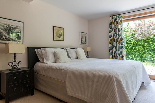 A double bedroom in Chalet Corbette