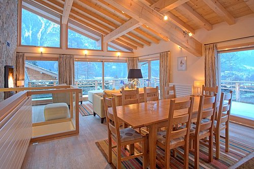 Glass doors onto wraparound terrace with magnificent views