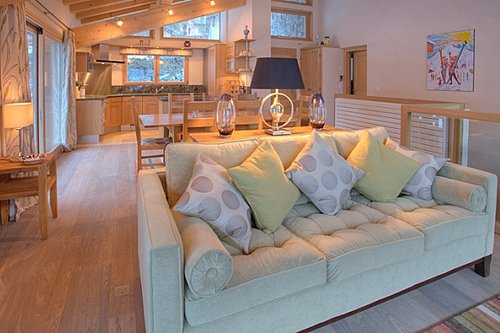 Open plan living area