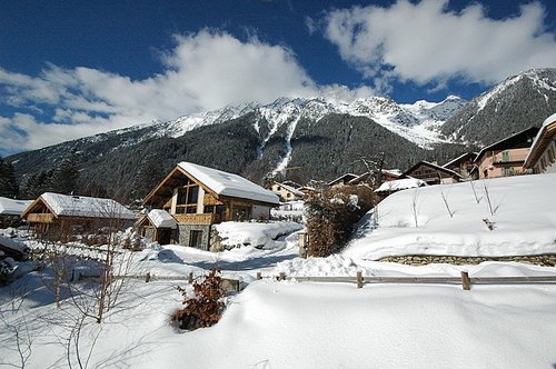 Mountain views to the north