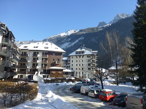 Mountain views from terrace