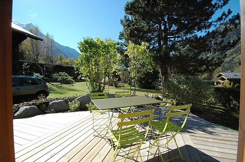 Mature garden