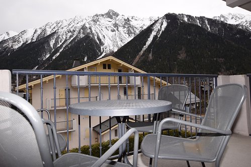 Views of Brevent from the balcony