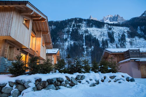 Mountain views from the deck