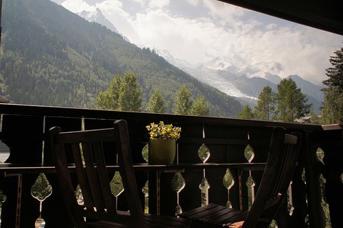 Views of Mont Blanc & les Bossons glacier