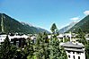 Views up the Chamonix valley
