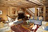 Comfortable seating & open fire