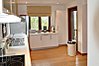 Kitchen with door onto balcony
