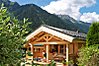 Terrace with mountain views