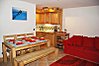 Double sofabed in living area