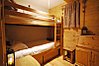 Bedroom with full size bunk beds