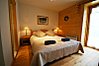 Double bedroom with shower room & door to balcony