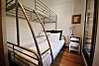 Both bedrooms have a double bed with single above giving flexibility