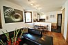 Open plan living area