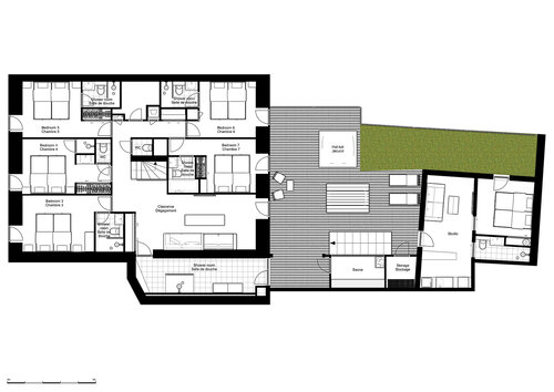 Chalet l'Orignal Ground Floor plan