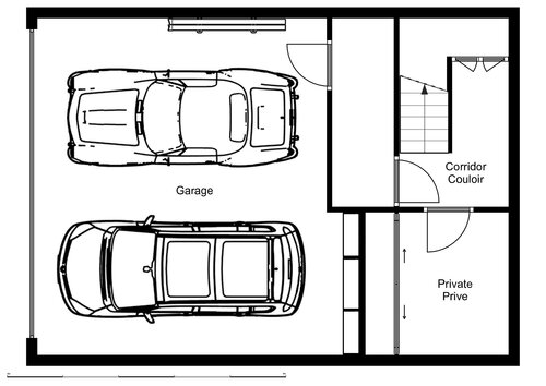 Rez-de-chaussée inférieur