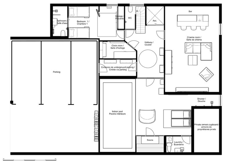 Rez-de-chaussée inférieur