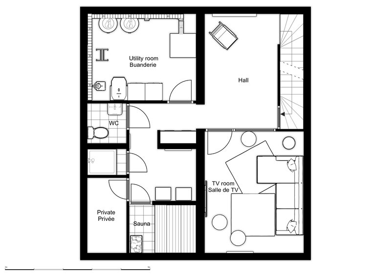 Rez-de-chaussée inférieur