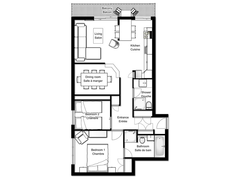 Brevent 1 floor plan