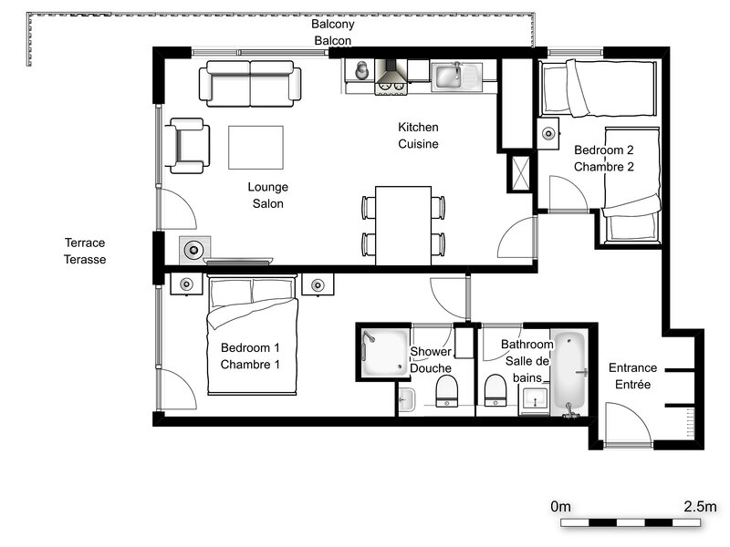 Brevent 2 floor plan