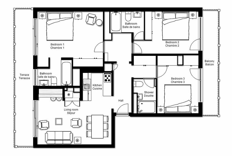 Brevent 3 floor plan