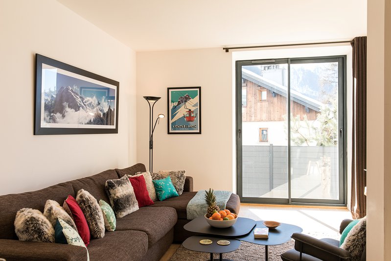 The living room in the apartment| Le salon