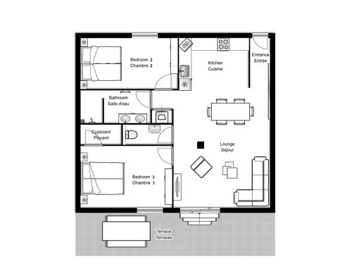 Chamois 2 floor plan