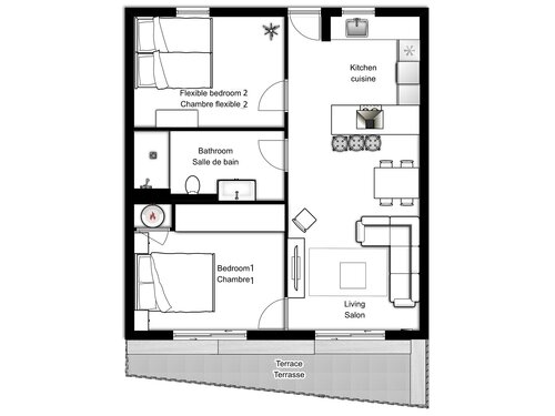 Chamois 3 floor plan