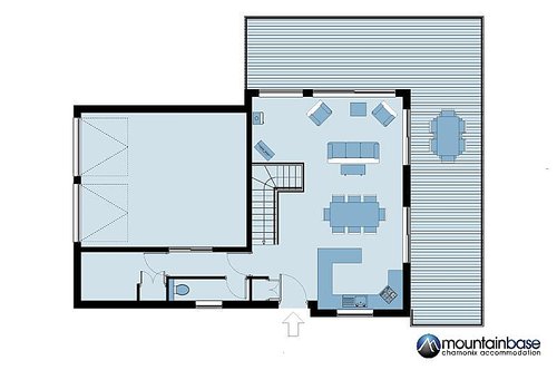Plan d'étage, niveau d'entrée Plan d'étage, niveau d'entrée