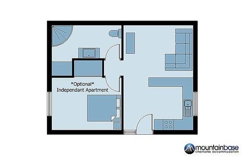*Optional independent apartment* *Optional independent apartment*